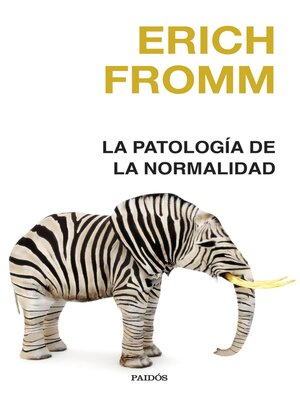 cover image of La patología de la normalidad